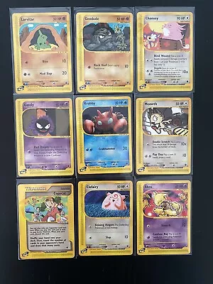Lot Of 9 Pokemon E Reader Expedition Base Set Cards Non Holo MINT- VINTAGE • $5