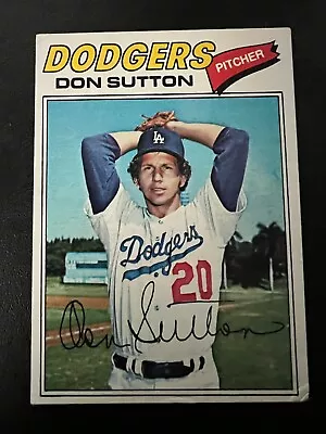 1977 Topps Don Sutton #620 Los Angeles Dodgers HOF EX • $0.99