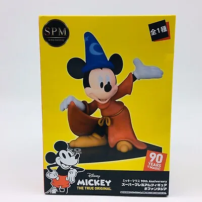 Disney Fantasia Mickey Mouse 90th Anniversary 9  Super Premium Figure 2018 Sega • $22.40