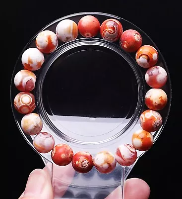 10mm Natural Red Gobi Agate Eyes Agate/stone Madagascar Beads Bracelet • $4