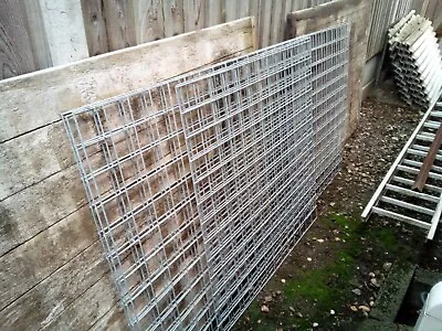 Galvanised Welded Wire Mesh Panels | Single Panel 2000mm X 1000mm 80mm X 80mm  • £40