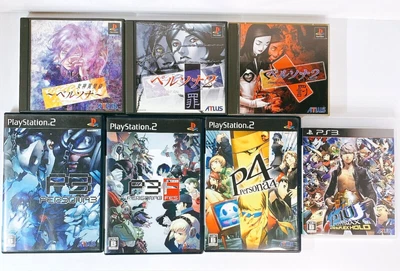 Lot 7 Persona 1 2 Sin Punishment 3 Fes 4 Ultimax Sony PS1 PS2 PS3 NTSC-J F/S • £109.86