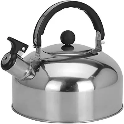 £13.49 • Buy Stainless Steel Whistling Kettle Gas Hob Camping Whistling Kettle Stove Top (2L)