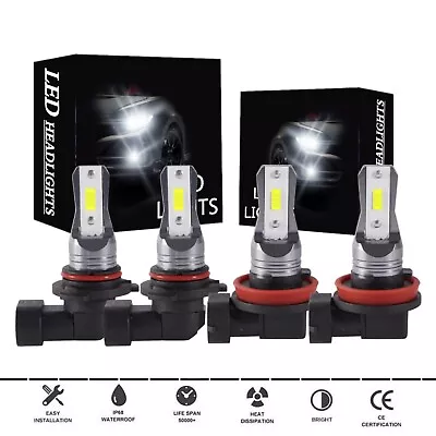 For Mazda CX-9 Sport Utility 2007-2015 White LED Headlight Hi-Low Bulbs Kit 4x • $28.79