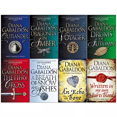 Diana Gabaldon Outlander Series 8 Books Collection Set (OutlanderDragonfly..... • $138.35