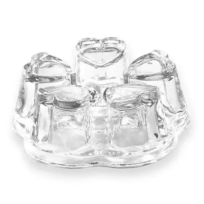 Crystal Teapot Heating Base Glass Teapot Warmer In Heart Shape Heat Resistant... • $31.81