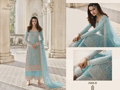 £42 • Buy Ready Made Women Sharara Plazzo Kurti Plazzo Indian Salwar Kameez Suit Designerd