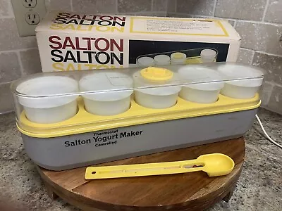 Vintage Salton Yogurt Maker GM-5 Automatic Thermostat Controlled Cooker (11F) • $39.99