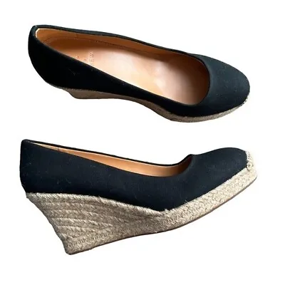 J. Crew - Seville Espadrilles Wedge In Canvas Sz 8 • $60