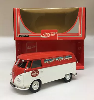 RARE 1:18 Coca-Cola 1962 VW Combi Diecast By Solido *Mint* Camper Metal Model • $111.89