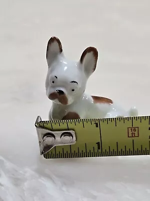 Vintage Miniature Ceramic Dog Figurine (Japan) • $9.99