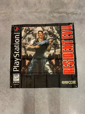 Resident Evil Custom Wall Flag Tapestry 3 X 3 Ft PS1 • $11.99