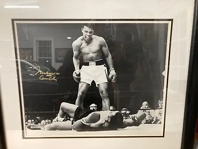 Muhammad Ali/ Cassius Clay Signed 16x20 Sonny Liston • $1500