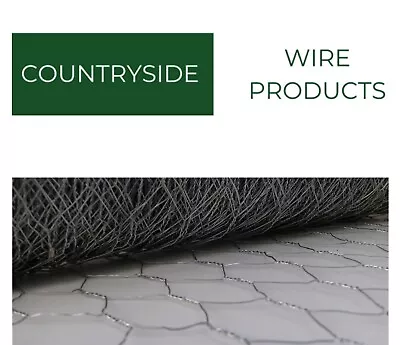 £18 • Buy Chicken / Rabbit Wire Mesh Fencing Galvanised Netting Rolls (various Sizes)