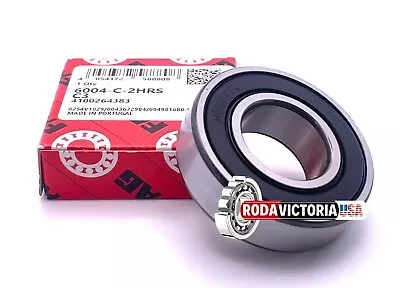 FAG 6004 2RS C3 BALL BEARING RUBBER SEALED 20x42x12 Mm • $8.25