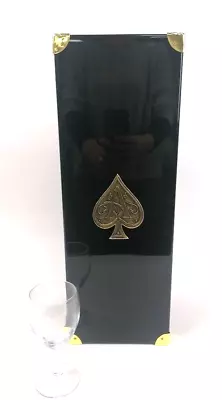 Armand De Brignac Black ACE OF SPADES Champagne 3 Litre Bottle DISPLAY CASE • £199