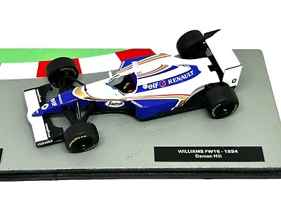 1:43 Scale Model Of Damon Hill's Williams FW16 Formula 1 Model Car From 1994 • £17.99