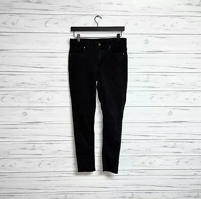 H&M Jeans Womens Size 10 Regular Skinny Black Mid Rise Stretch • $9.21