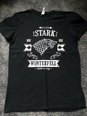 Qwertee Game Of Thrones Winterfell Mens Small Tshirt (Used) • £10