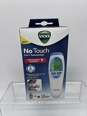 Vicks Forehead No Touch 3-in-1 Infrared Thermometer Model VNT200US Food Bath • $5.69