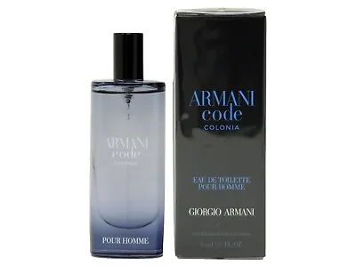 GIORGIO ARMANI ARMANI CODE COLONIA EDT 15ml .5fl Oz COLOGNE NEW IN BOX SEALED • $29.75