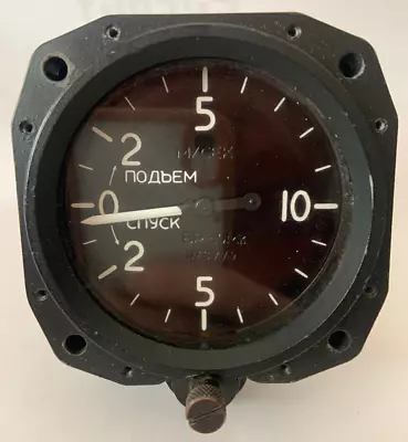 VR-10 Russian Soviet USSR Aircraft Vertical Speed Indicator VSI • $75