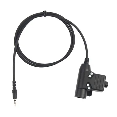 1pc 3.5mm PTT Adapter Cable Push To Talk Plug For Adapter U94 PTT • £14.49