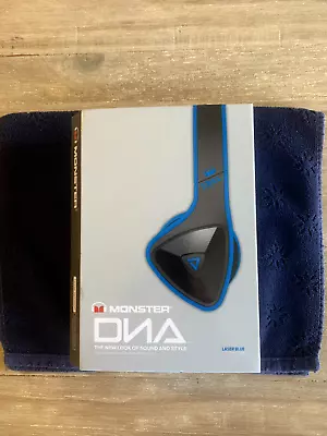 Monster DNA Headband Headphones - Laser Blue Color Brand New In Box • $127.99