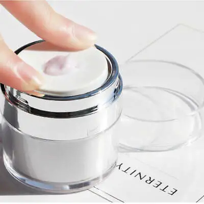 $7.99 • Buy Cream Jar Vacuum Bottle Dispense Container Press-type Facial Cream Sub-bottle