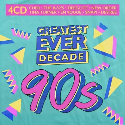 Greatest Ever Decade 90s CD (2021) NEW AND SEALED 4 Disc Box Set Nineties Hits • £3.25