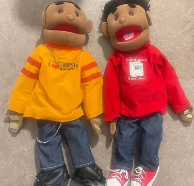 Lot Of 7 Sunny & Co. Afro American  Puppets 28” I Love Jesus Shirt  Etc. • $110