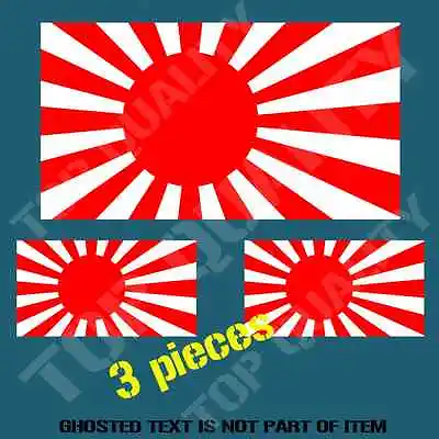 $5.50 • Buy Japan Old Flag Rising Sun Decal Sticker Jdm Rally Drift Old School Decl Stickers