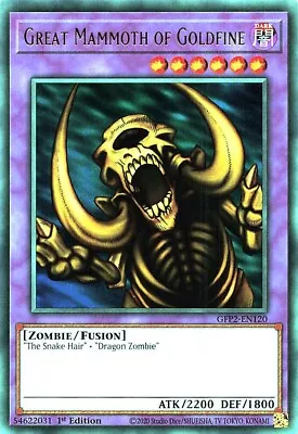 Great Mammoth Of Goldfine - GFP2-EN120 -  Ultra Rare - 1st Edition - Yugioh • $1