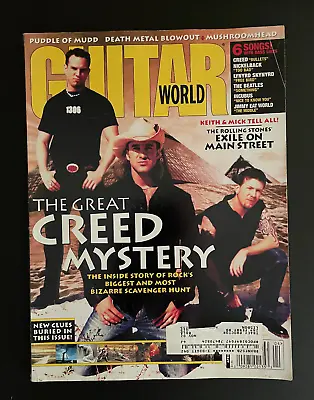 Guitar World Magazine April 2002 The Great Creed Mystery • $5.95