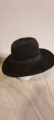 Vintage Borsalino Alessandria Fedora Hat Size 58 FREE SHIPPING • $79.99