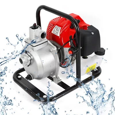 £100.02 • Buy 1 Inch 43cc 2 Stroke Petrol High Flow Water Transfer Pump Irrigation Campinp UK