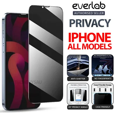 $7.59 • Buy Privacy Tempered Glass Screen Protector For Apple IPhone 14 13 12 Pro Max XR X 8