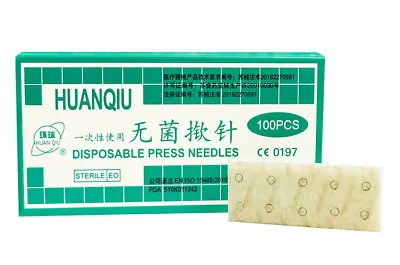 3 Boxes HuanQiu Acupuncture Intradermal Tack Ear Press Needles 100 Pcs/box • $15