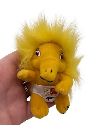 McDonalds Millie Olympics Stuffed Plush Mini Toy Mascot Yellow VERY RARE Vtg • £96.50