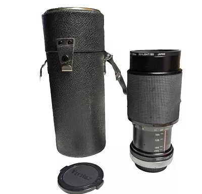 VIVITAR 75-205mm F3.8 MC Macro Zoom Telephoto Lens For Canon FD Mount Caps Case • $29.45