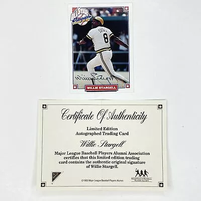 1993 Nabisco All-Star Autographs Willie Stargell AU #NNO Pittsburgh Pirates • $15.97
