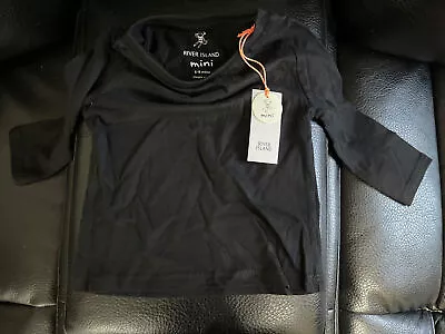 River Island Baby Long Sleeve T-shirt Top Brand New Size 6-9 Months Halloween • £4