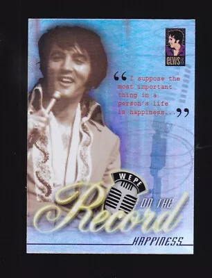 2007 Press Pass Elvis Presley On The Record Holofoil #OR 6/9 • $2.55