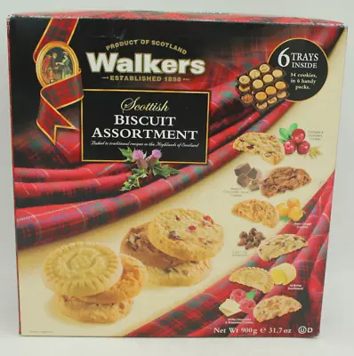 Walkers 184179 900g All Butter Shortbread Scottish Biscuit Assortment - BB301024 • £9.49