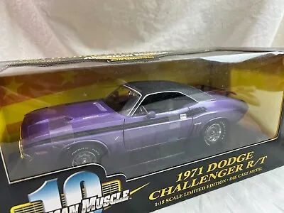 1/18 Diecast American Muscle 1971 Dodge Challenger R/T Purple • $13.50