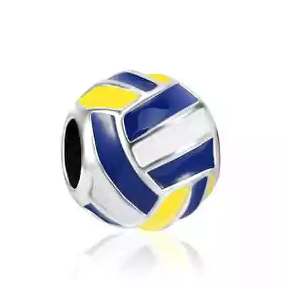 Volleyball Charm For Bracelets Brand New Authentic 925 Sterling Silver • $42.95