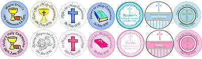 48 Personalised Stickers For Holy Communion • £3.15