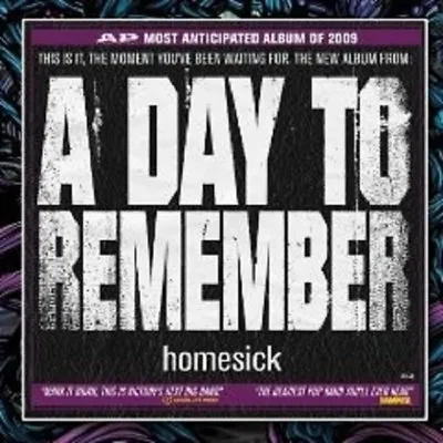 A Day To Remember  Homesick  Cd New! • $49.48