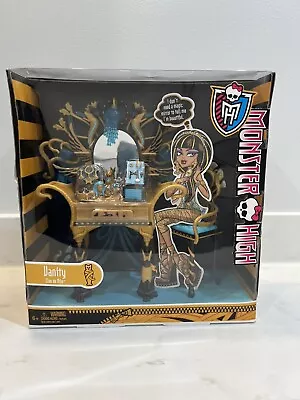 NIB Monster High Cleo De Nile Vanity Playset No Doll Mattel 2011 NEW Egyptian • $120