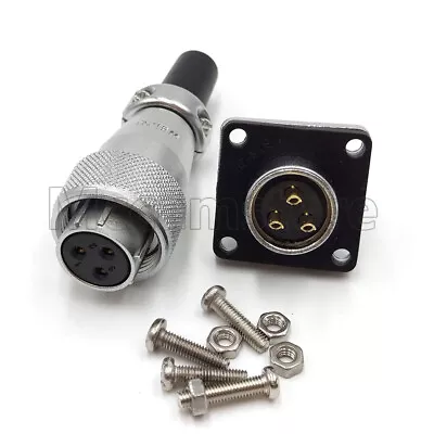 WEIPU WS16 10A 3 Pin Aviation ConnectorsWaterproof Industrial Power Connector • $5.50